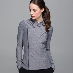 Lululemon Gray Bhakti Yoga Jacket Size 4 -553